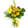 Желтый букет из роз и хризантем. Львов